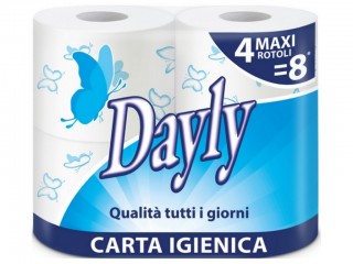 CARTA IGIENICA DAYLY 4 ROTOLI MAXI