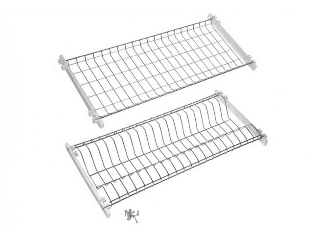 SCOLAPIATTI PER PENSILI CUCINA IN FILO INOX CM. 76 FILTEX