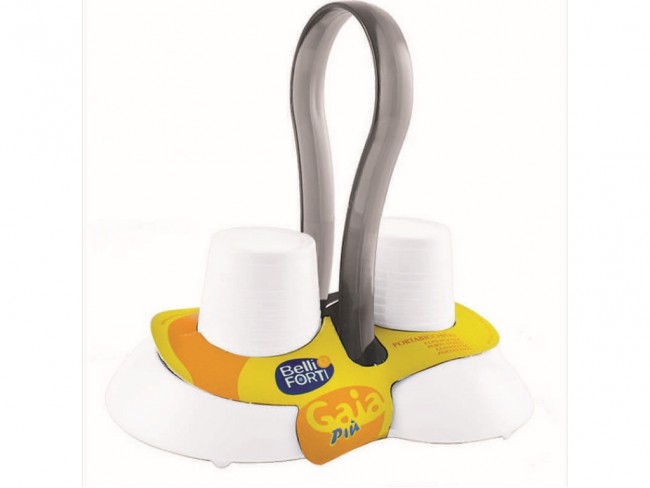 PORTABICCHIERI BELLI E FORTI GAIA BIANCO
