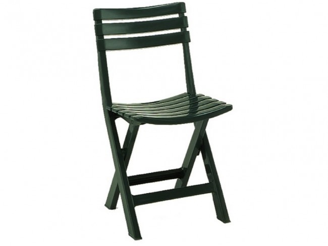 SEDIA RESINA CHIUDIBILE BIRKY VERDE