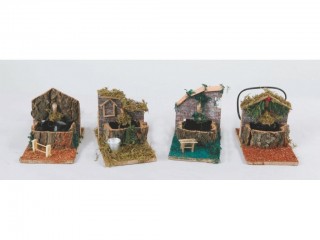 PRESEPE FONTANA CON POMPA ELETTRICA CM. 12X19