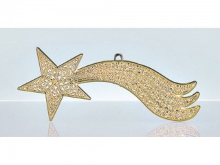PRESEPE STELLA COMETA ORO CM. 24 KASAVIVA