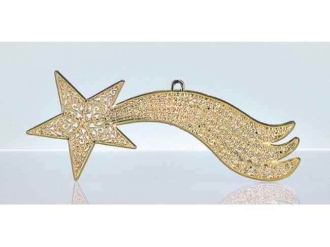 PRESEPE STELLA COMETA ORO CM. 24 KASAVIVA