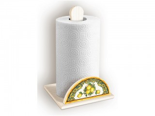 PORTAROTOLO LEGNO WHITE LEMON LUPIA