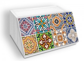 PORTAPANE LEGNO LUPIA NEW WHITE TILES 30X40X20
