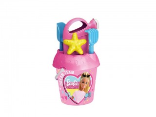 SET MARE SECCHIELLO CM. 18 + INNAFFIATOIO BARBIE