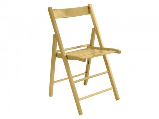 SEDIA LEGNO LISTELLARE NATURALE BIRRERIA 