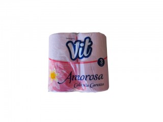 CARTA IGIENICA VIT AMOROSA 3 VELI 4 ROTOLI
