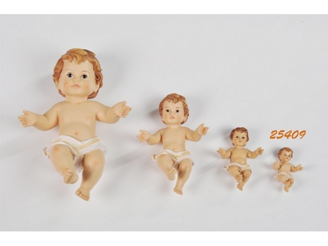 PRESEPE GESU' BAMBINO IN RESINA CM. 4