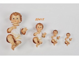 GESU' BAMBINO CON VESTITO CM. 10