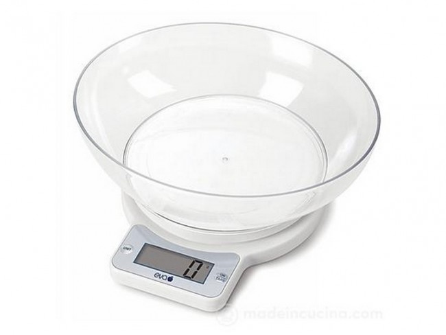 BILANCIA CUCINA DIGITALE EVA KAUFGUT ABS BIANCO KG. 5