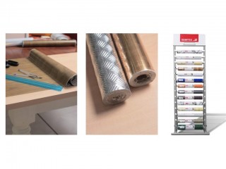 PLASTICA ADESIVA ROTOLO 45 CM. X 2 MT. COLORI ASSORTITI