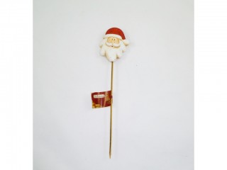NATALE SPILLONE CERAMICA VISO BABBO NATALE