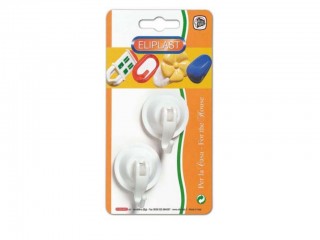 GANCI ELIPLAST VENTOSA A LEVA 2 PZ.