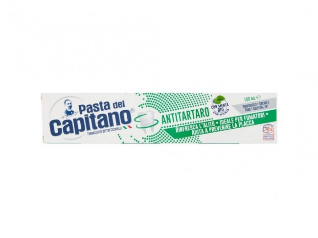 DENTIFRICIO PASTA DEL CAPITANO ANTITARTARO 100 ML.