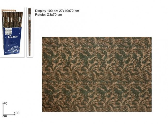 PRESEPE CARTA ROCCIA ROTOLO CM. 70X100