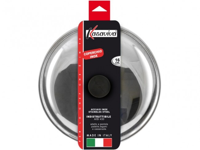COPERCHIO INOX CM. 16