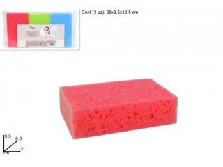 SPUGNE COLORATE 3 PZ.