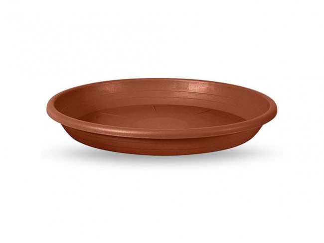 SOTTOVASO TONDO CILINDRO VECA CM. 22 TERRACOTTA