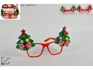 OCCHIALI ALBERI DI NATALE CON PALLINE