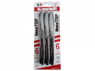 COLTELLI MARIETTI BISTECCA TOP 6 PZ MARRONE