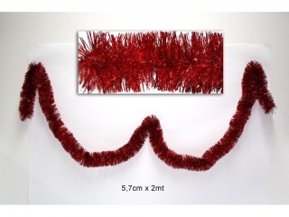NATALE FILO ADDOBBO 2 MT. ROSSO