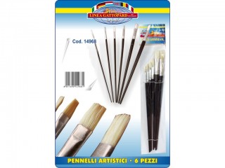 CARTOLERIA PENNELLI ARTISTICI SET 6 PZ.