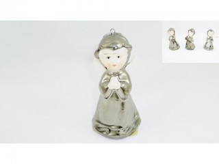 NATALE ANGELO APPENDINO DECORATIVO SILVER