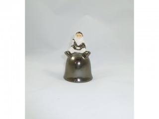 NATALE CAMPANA BABBO NATALE SILVER