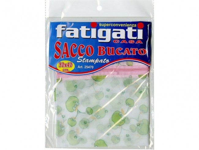 SACCO BUCATO PER LAVATRICE CM. 30X40
