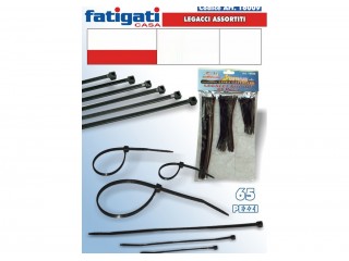 FASCETTE LEGACCI PVC 65 PZ.