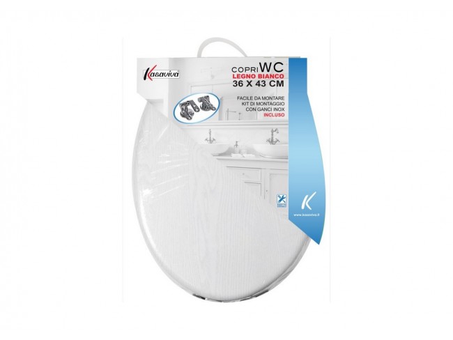 COPRIWATER KASAVIVA FIBRA DI LEGNO MDF BIANCO