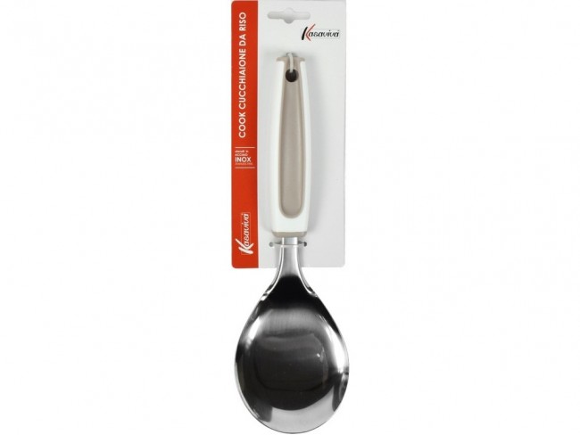 CUCCHIAIONE RISO ACCIAIO INOX COOK KASAVIVA 