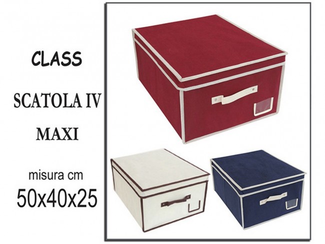 SCATOLA BIANCHERIA KASAVIVA CLASS MAXI CM. 50X40X25