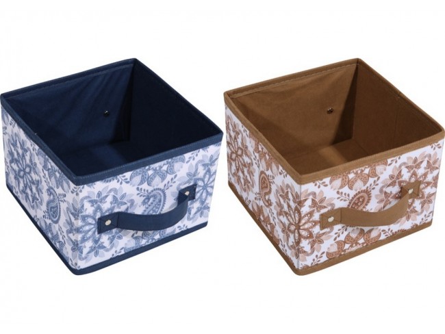 SCATOLA SALVASPAZIO KASAVIVA BATIK BOX PIU' CM. 20X20
