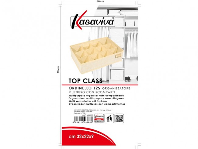 SCATOLA SALVASPAZIO KASAVIVA CLASS ORDINELLO CM. 32X22