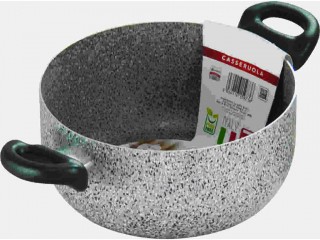 CASSERUOLA ANTIADERENTE KASAVIVA CUOCA STONE CM 22