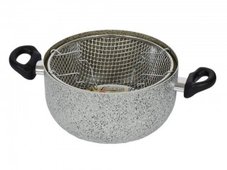 FRIGGITRICE ANTIADERENTE KASAVIVA CUOCA STONE CM 24