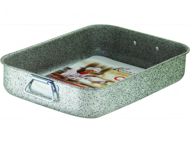 TEGLIA LASAGNERA ROSTIERA ANTIADERENTE KASAVIVA CUOCA STONE CM. 25