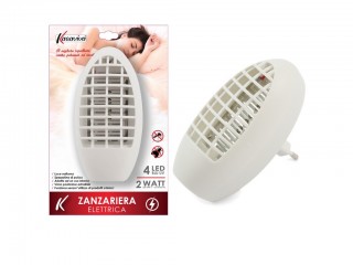 ZANZARIERA ELETTRICA KASAVIVA FLASH 4 LED 2W 