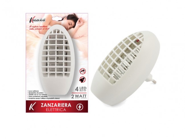 ZANZARIERA ELETTRICA KASAVIVA FLASH 4 LED 2W 
