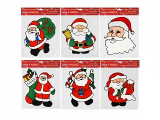 GEL STICKER BABBO NATALE CM 22X25