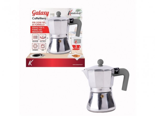 CAFFETTIERA KASAVIVA GALAXY INDUZIONE TZ. 3