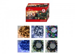 LUCI NATALE KASAVIVA 180 LUCI LED MULTICOLOR