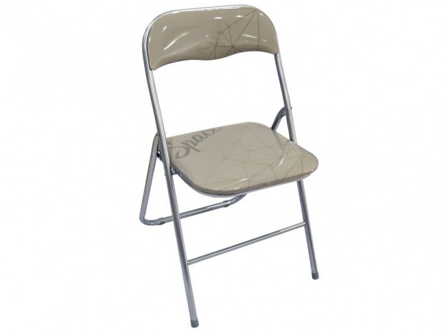 SEDIA METALLO IMBOTTITA TOP SPACE TORTORA