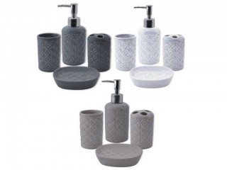 SET BAGNO CERAMICA KASAVIVA 4 PZ. INFINITY ELEGANCE