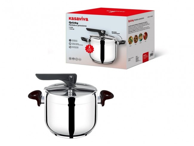 PENTOLA A PRESSIONE KASAVIVA QUICKY LT. 7