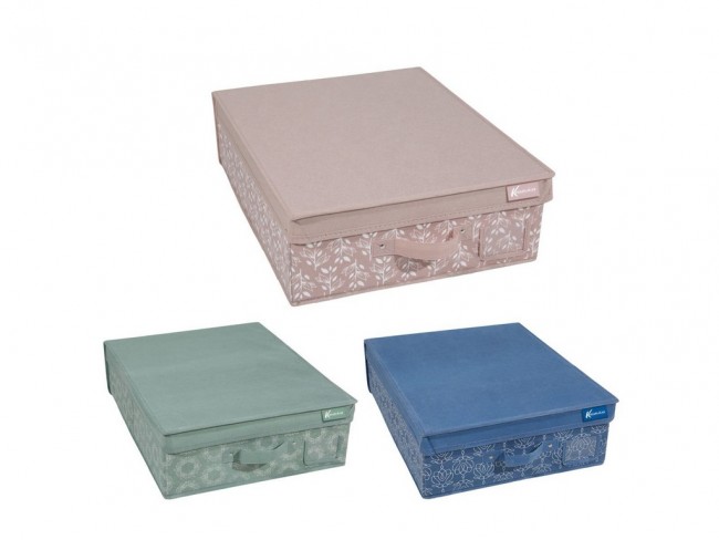 SCATOLA BIANCHERIA KASAVIVA LIBERTY MAXI BASSA CM. 50X40X15
