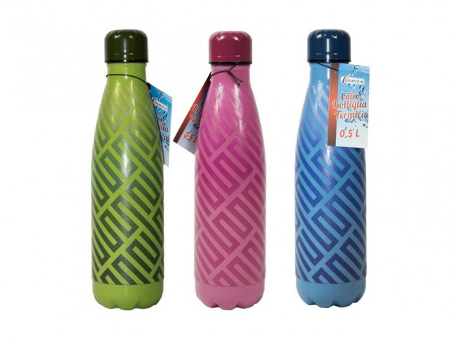 BORRACCIA BOTTIGLIA TERMICA INOX KASAVIVA CAIRO 500 ML.