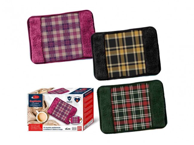 BORSA ACQUA CALDA KASAVIVA ELETTRICA TARTAN